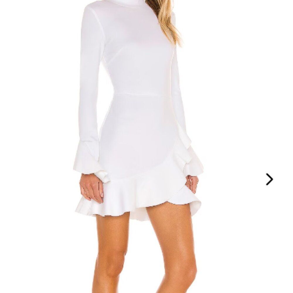 NWT Alexis Eladia White Mini Dress Size Small